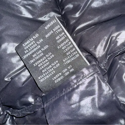 SAM. Black Down Puffer Jacket Blue Size XS