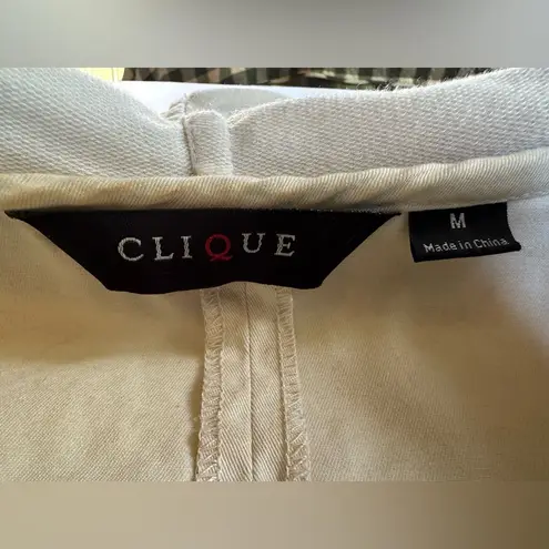Clique Embroidered Cream Jacket Med