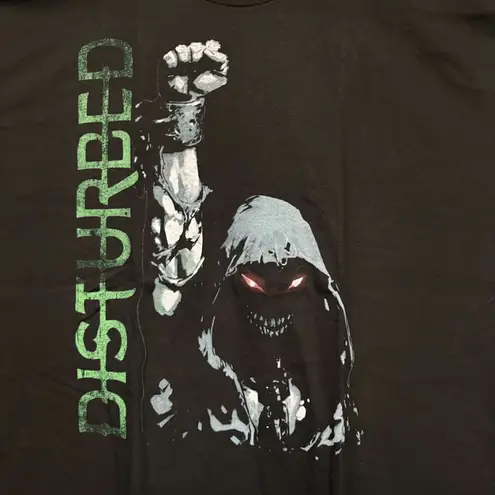 Disturbed The Guy Fist Up Heavy Metal Band T-Shirt Size Extra Large