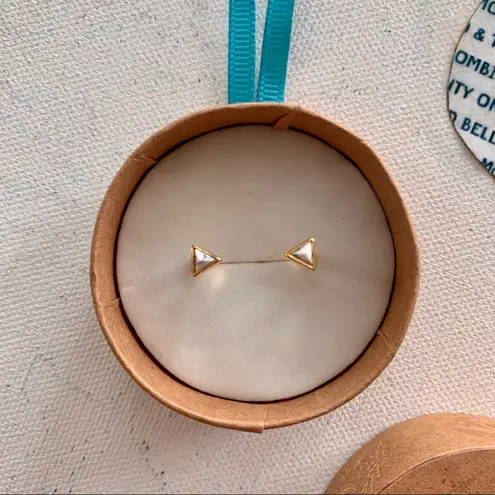 Shiraleah | Ophelia Gold Tone & White Marbled Adjustable Size 7 Ring