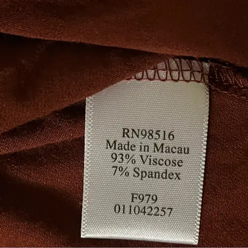 Coldwater Creek  V-Neck‎ Cut Scrunch Waist With Lace Belt Mid-Sleeve Blouse Y2K M