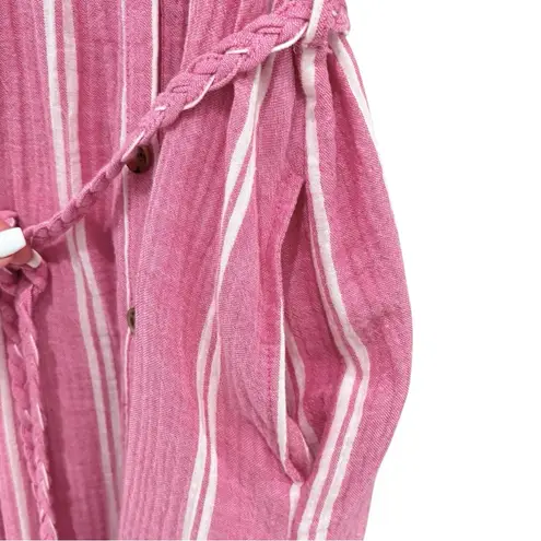 Marine layer NWT Erin Stripe Belted Double Cloth Shirt Dress Size XS