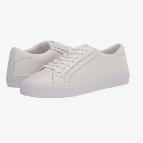 Madewell Sidewalk Low Top Leather Size 7 White Sneakers Casual, Walking, Fashion