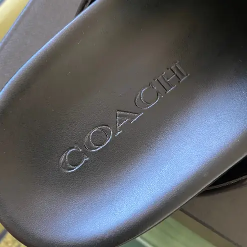 Coach NWT 
Women's Sculpted C Loved Leather Clogs