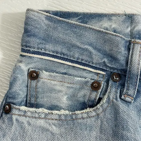 MOUSSY Vintage MV 111 Light Blue Naval Tapered Mid Jeans 540FSC11