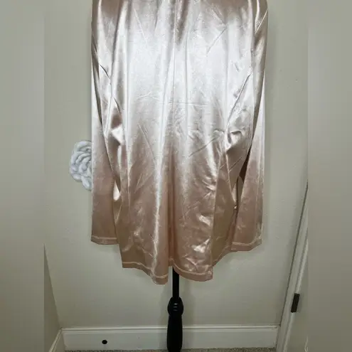 NTM: Savanna Jane NWT Satin Champagne Colored Soft Blazer Size 1X Gold