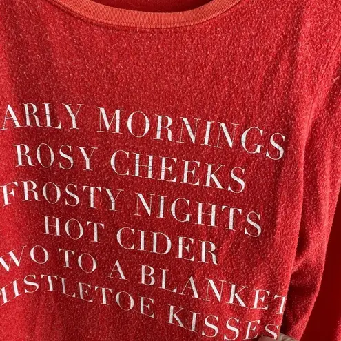 Wildfox  holiday crew neck early mornings