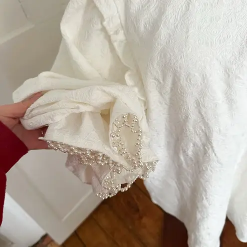 Sister Jane White Baroque Dress Size M