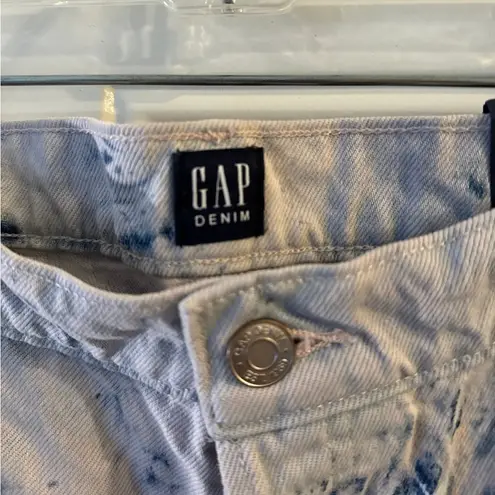 Gap NWT  Denim Button Front Tye Dyed Jeans