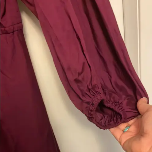 ELF Red Sheath Cocktail Dress with Bishop Sleeves Size XXL