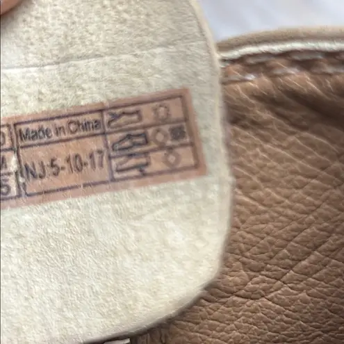 Vionic Tan Ankle Boots with Buckle Detail