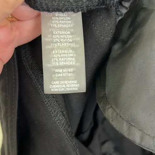 Karl Lagerfeld Paris High Waisted Compression Black Trouser pants Size 12