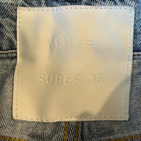 MOTHER Denim Jeans The Swooner Rascal Ankle - Signs & Symbols Size 26