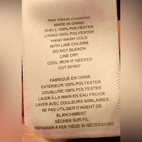 Equipment Femme Women’s Blue Polyester Ankle Trousers Size 4