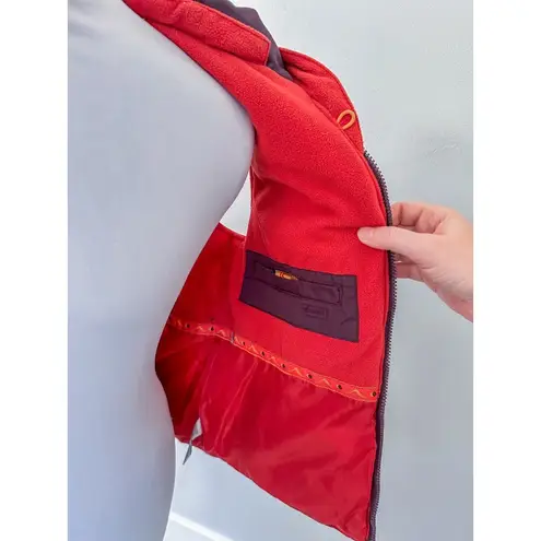 Tsunami Quilted Down Plum Front Zipper Puffer Vest