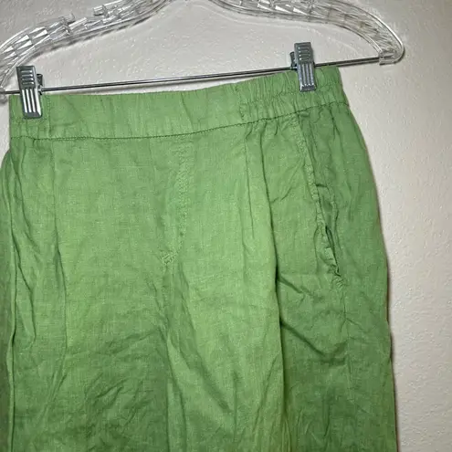 United Colors Of Benetton United colors of Benetton green linen pants joggers women's XS summer casual