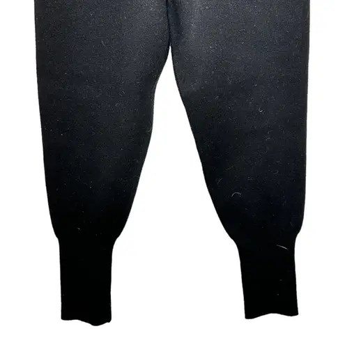 ZARA ‎ Thick Black Sweater Drawstring Pants