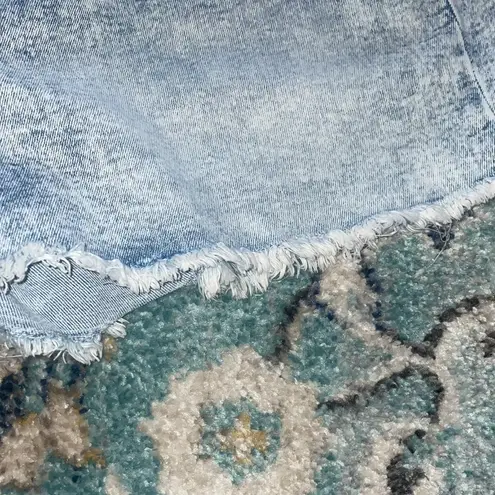 Ava & Viv New stone wash denim frayed hem line size 18w