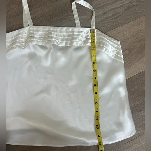 Vintage Lucie Ann II Satin Camisole – Size 34 (XS/S) White
