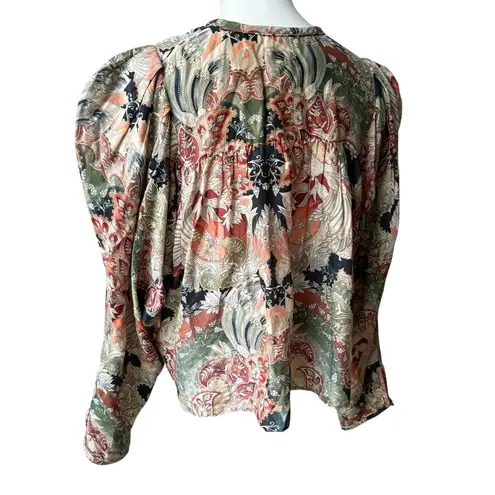 Chufy Cotton/Silk Puff Sleeve V