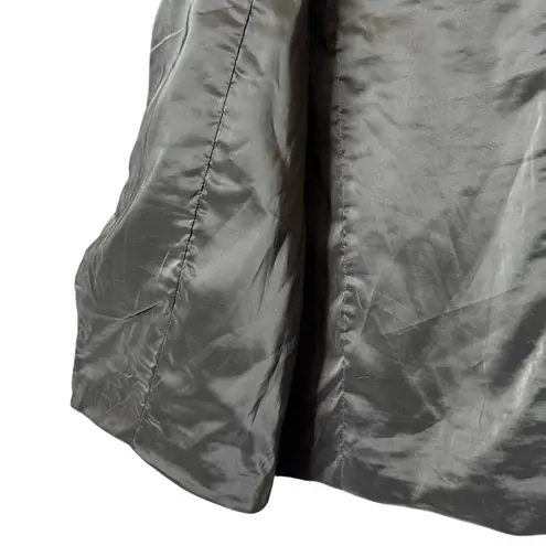 J. Jill Crinkle Sparkle Open Long Black Jacket size Medium