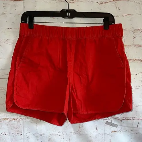 Banana Republic  Shorts Womens Small Red Side Split pull on pockets