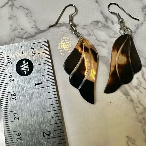 Abalone wing earrings
