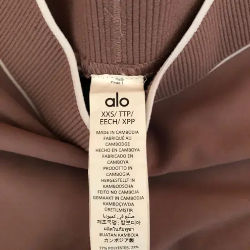 Alo Yoga Airlift High-Waist Alignment Legging Smoky Quartz/White XXS