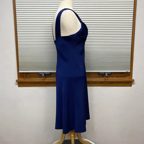 Donna Ricco New York NWT Blue Cocktail Dress 10P