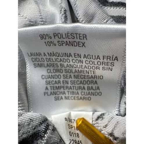 JM Collection Women's Abstract Print Tunic Top 3/4 Sleeve Size L