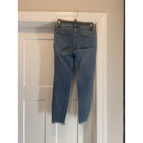 Judy Blue SKINNY FIT Womens Size 3/26 High Rise Stretch Raw Hem Distressed Jeans