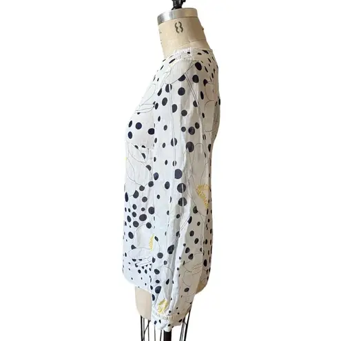 See By Chloe Linen Blend Long Sleeve Tunic Size 2