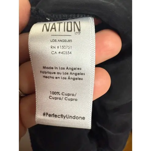 Nation Ltd Black Del Rey Joggers Sz. L/XL