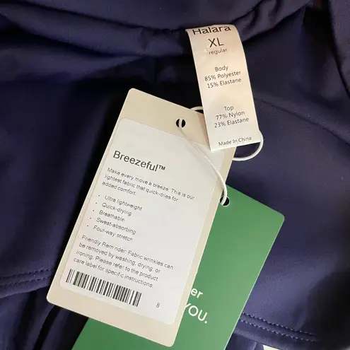 Halara Breezeful High Waisted High Low Ruffle Flowy Midi Quick Dry Skirt XL New