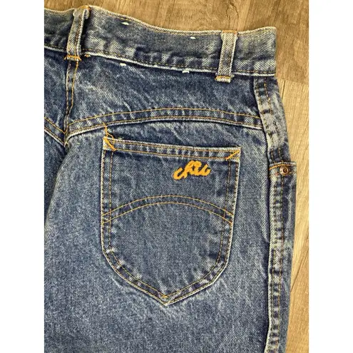 Vintage 80’s Chic Women’s 13/14 Mom Jeans High Rise Straight 28x31.5 USA Retro Blue Size 28
