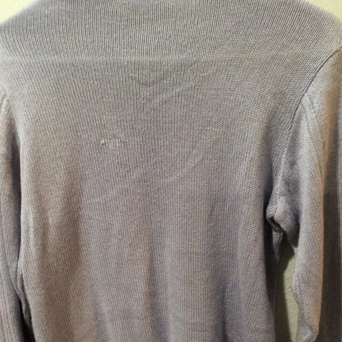 Vintage Haband grandma sweater embellished lavender Small S Crew neck
