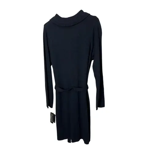 Uniform John Paul Richard Black Cable Knit Long Sleeve Sweater Dress Size M Size M