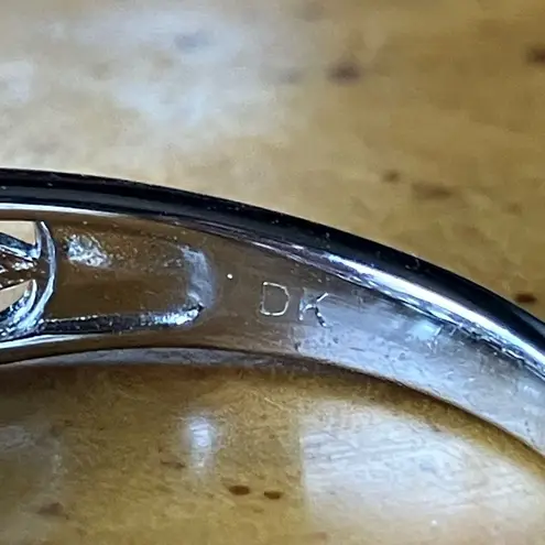 Natural Aquamarine Sterling Silver Ring Size 9.75