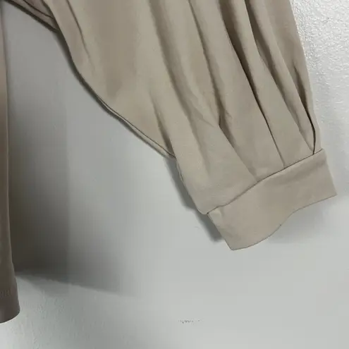 Prologue Women's Cream Bishop Long Sleeve Light Sweatshirt - Size Large - NWT