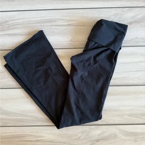 SKIMS Cotton Jersey Foldover Pant Black XS NWT