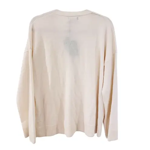 Naadam cashmere boxy cardigan NEW White Size M