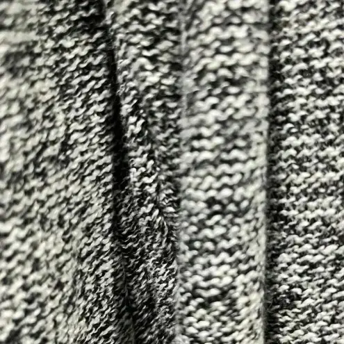 Chicos Women’s Gray Black Speckled 100% Linen Casual Pull Over Hoody 2