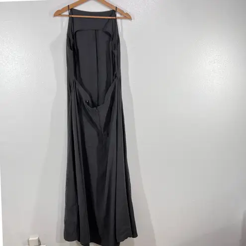 ASOS DESIGN Gray Maxi Dress Womens 14 Sleeveless Open Back Casual Party Cocktail