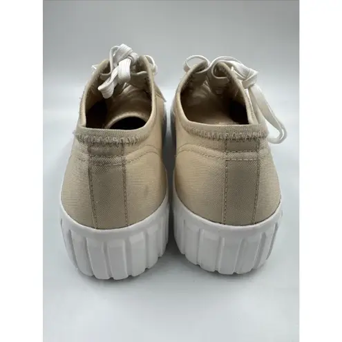 H&M  Shoes Women US 11 Beige/Tan Chunky Block Platform Sneakers Ladies - Image 7