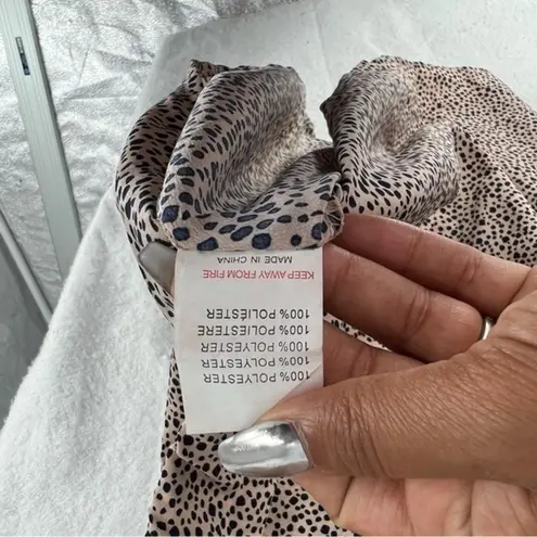 Glamorous Petite Animal Print Scoop Neck Tunic