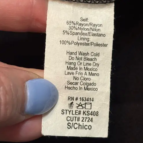 21 Saints Black Women's Buttoned Vest size S NWT