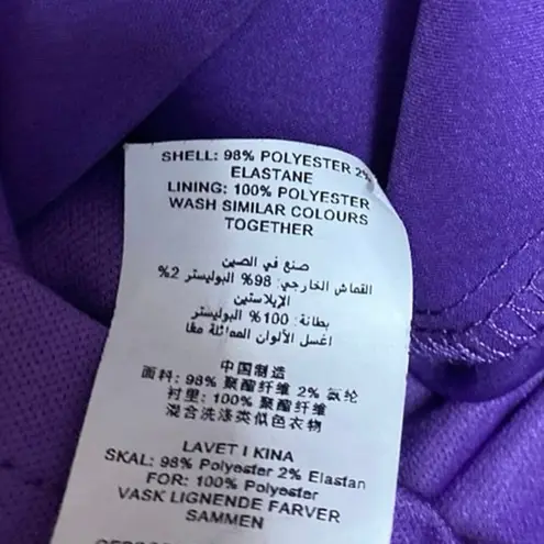 Missguided Purple Silk Satin Sleeveless Cami Camisole Tank Mini Slip Dress Sz 4