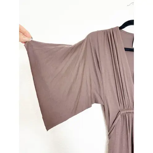 Rachel Pally NWT Long Caftan Maxi Dress Size Small Pecan Short Sleeve Lagenlook