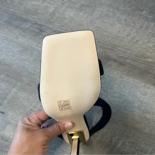 Good American  Black Terry Heels size 8.5 NIB