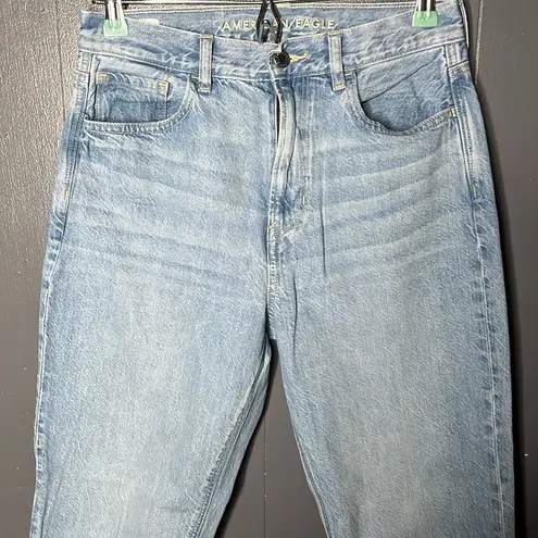 American Eagle ‎ Outfitters Light Blue Cropped mom Jeans size 4